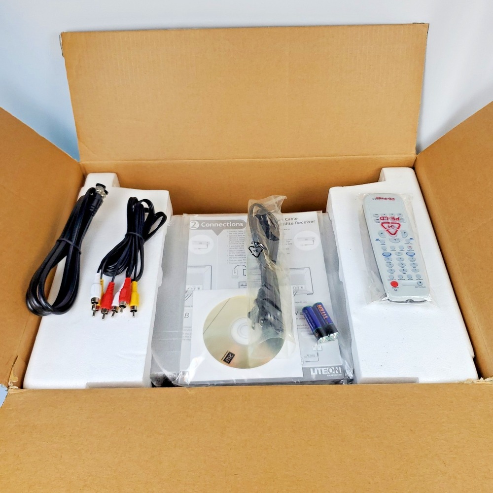 LiteOn DD-A510 DVD Recorder Player W/ Remote, Cables, Manual - NEW OPEN BOX
